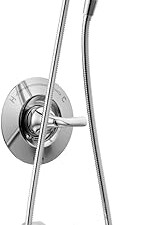 Delta Arvo 14 Series Chrome Bathtub Shower Faucet Set with In2ition 2-in-1 Dual Shower Head with Handheld Spray Combo, Valve Trim Kit, Chrome 144840-I (Valve Included)